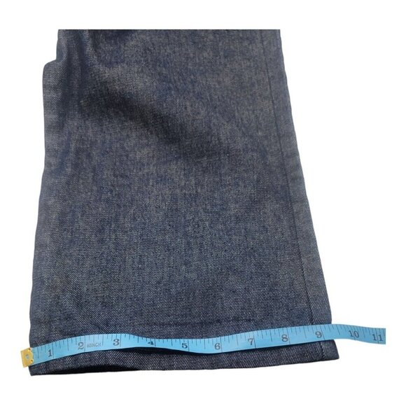 EVISU Jeans Men 38 Blue Paris Denim Vintage Art To Wear Baggy Hip Hop Y2K artsy - Picture 3 of 11